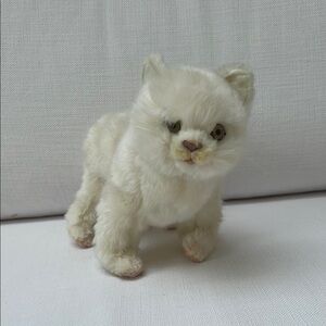 hansa portraits of nature cream kitten plush